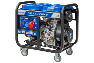 Дизель генератор портативный ТСС SDG 7500EH3A 7,5 кВт