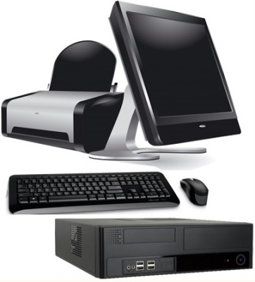 Комплект: персональный компьютер, монитор 21,5", принтер, клавиатура, мышь. Уровень - начальный.