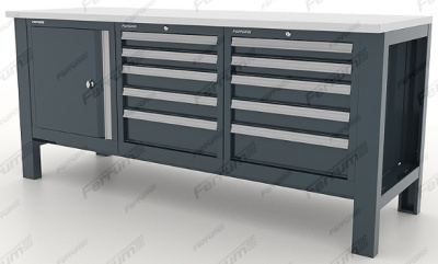 Верстак трехтумбовый Феррум 11.41055-7016/7016 Верстак трехтумбовый Феррум 11.41055-7016/7016