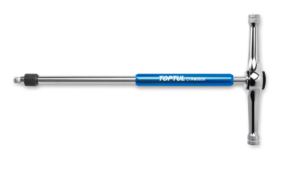 Вороток Т-образный с трещоткой 3/8" 72 зуба L=270 мм TOPTUL CTRM1227